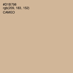 #D1B798 - Cameo Color Image