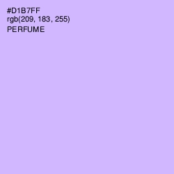 #D1B7FF - Perfume Color Image