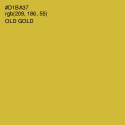 #D1BA37 - Old Gold Color Image