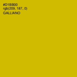 #D1BB00 - Galliano Color Image