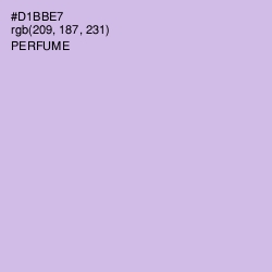 #D1BBE7 - Perfume Color Image