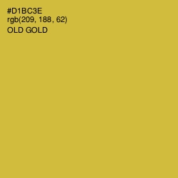 #D1BC3E - Old Gold Color Image