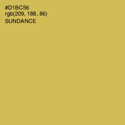 #D1BC56 - Sundance Color Image