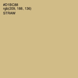 #D1BC88 - Straw Color Image