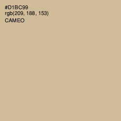 #D1BC99 - Cameo Color Image