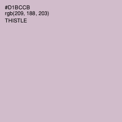 #D1BCCB - Thistle Color Image