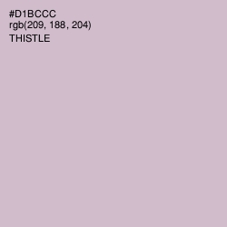 #D1BCCC - Thistle Color Image