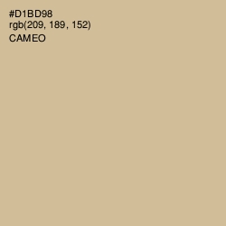 #D1BD98 - Cameo Color Image