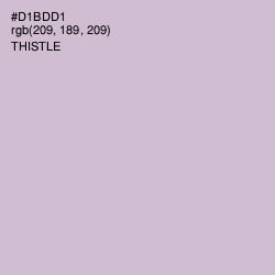 #D1BDD1 - Thistle Color Image