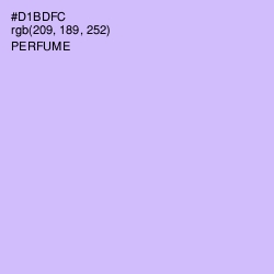 #D1BDFC - Perfume Color Image
