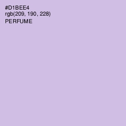 #D1BEE4 - Perfume Color Image