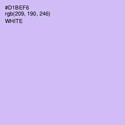 #D1BEF6 - Perfume Color Image