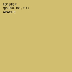 #D1BF6F - Apache Color Image