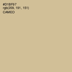 #D1BF97 - Cameo Color Image