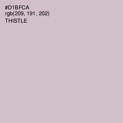 #D1BFCA - Thistle Color Image