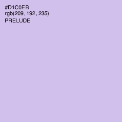 #D1C0EB - Prelude Color Image