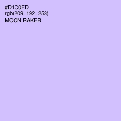 #D1C0FD - Moon Raker Color Image