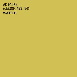 #D1C154 - Wattle Color Image