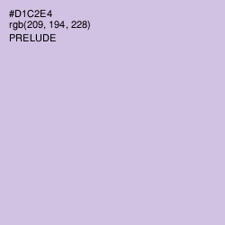 #D1C2E4 - Prelude Color Image