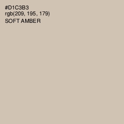 #D1C3B3 - Soft Amber Color Image