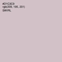 #D1C3C9 - Swirl Color Image