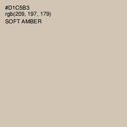 #D1C5B3 - Soft Amber Color Image