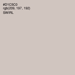 #D1C5C0 - Swirl Color Image