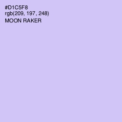 #D1C5F8 - Moon Raker Color Image