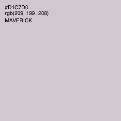 #D1C7D0 - Maverick Color Image