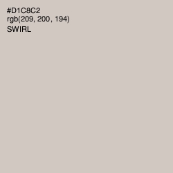 #D1C8C2 - Swirl Color Image