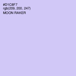 #D1C8F7 - Moon Raker Color Image