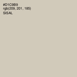 #D1C9B9 - Sisal Color Image