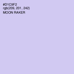 #D1C9F2 - Moon Raker Color Image