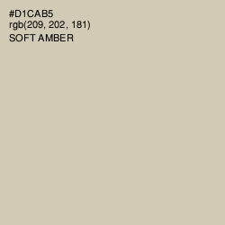 #D1CAB5 - Soft Amber Color Image