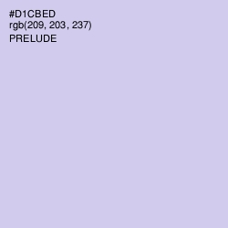 #D1CBED - Prelude Color Image