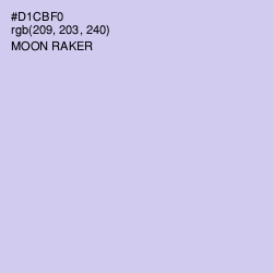 #D1CBF0 - Moon Raker Color Image