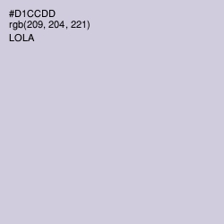 #D1CCDD - Lola Color Image