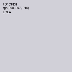 #D1CFD8 - Lola Color Image