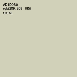#D1D0B9 - Sisal Color Image