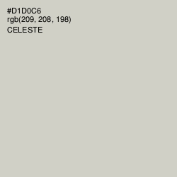 #D1D0C6 - Celeste Color Image