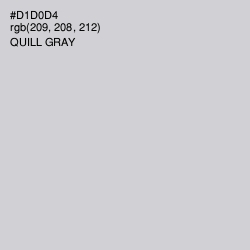 #D1D0D4 - Quill Gray Color Image