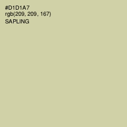 #D1D1A7 - Sapling Color Image