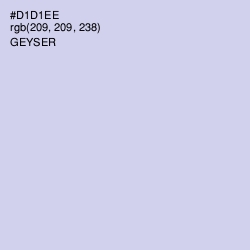 #D1D1EE - Geyser Color Image