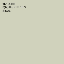 #D1D2BB - Sisal Color Image