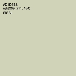 #D1D3B8 - Sisal Color Image