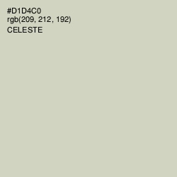 #D1D4C0 - Celeste Color Image