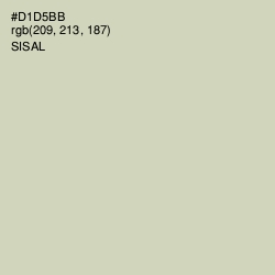 #D1D5BB - Sisal Color Image