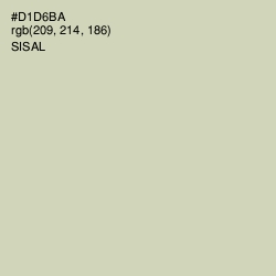 #D1D6BA - Sisal Color Image
