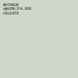 #D1D6CB - Celeste Color Image