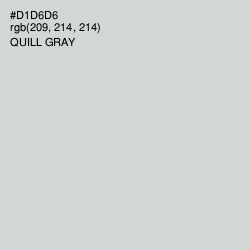 #D1D6D6 - Quill Gray Color Image